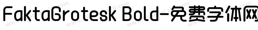 FaktaGrotesk Bold字体转换